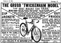 1934 Grubb Twickenham advert